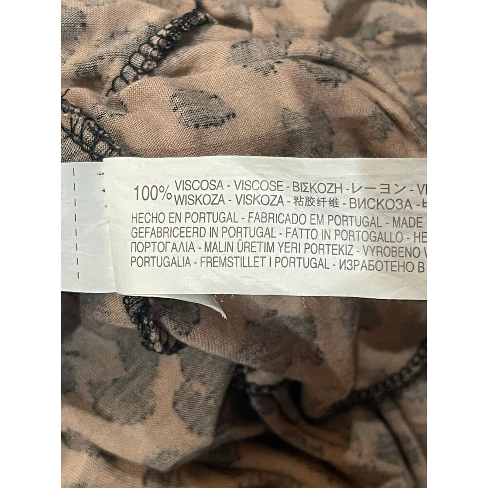 Zara Basics Leopard Print Short Sleeves Dress Siz… - image 9